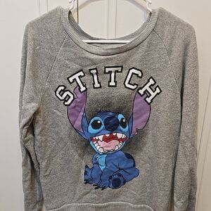Disney Stitch Gray Sweatshirt